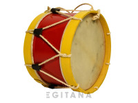 Egitana Bombo Tradicional nº4 vermelho/amarelo Egitana Bombo Tradicional nº4 vermelho/amarelo